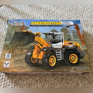 Construction Wheel Loader Building Set - Orange